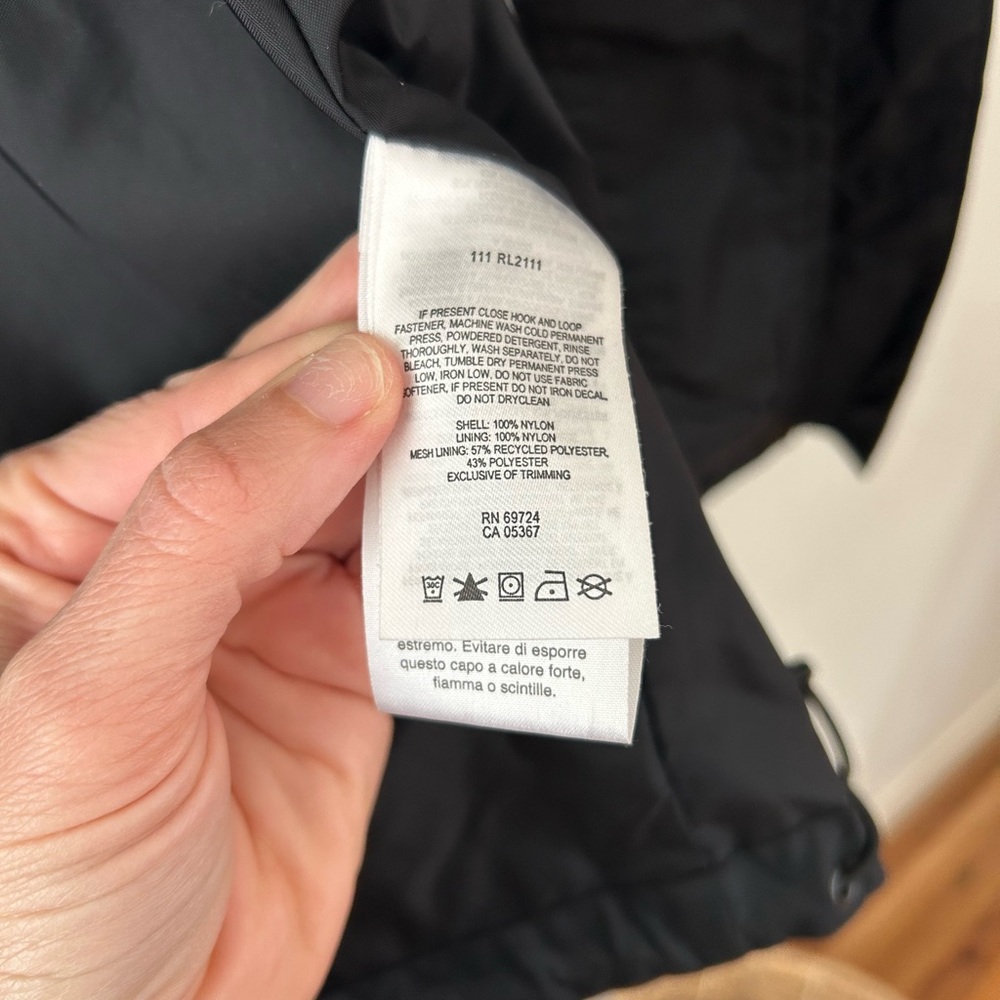 Columbia Arcadia II Black Rain Jacket rain Omni-Tech waterproof Size Medium - Picture 8 of 10